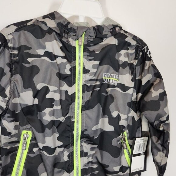 NWT DKNY Baby 3 Piece Jacket, Tee‎ and Joggers Outfit Size 24 months - Picture 2 of 11